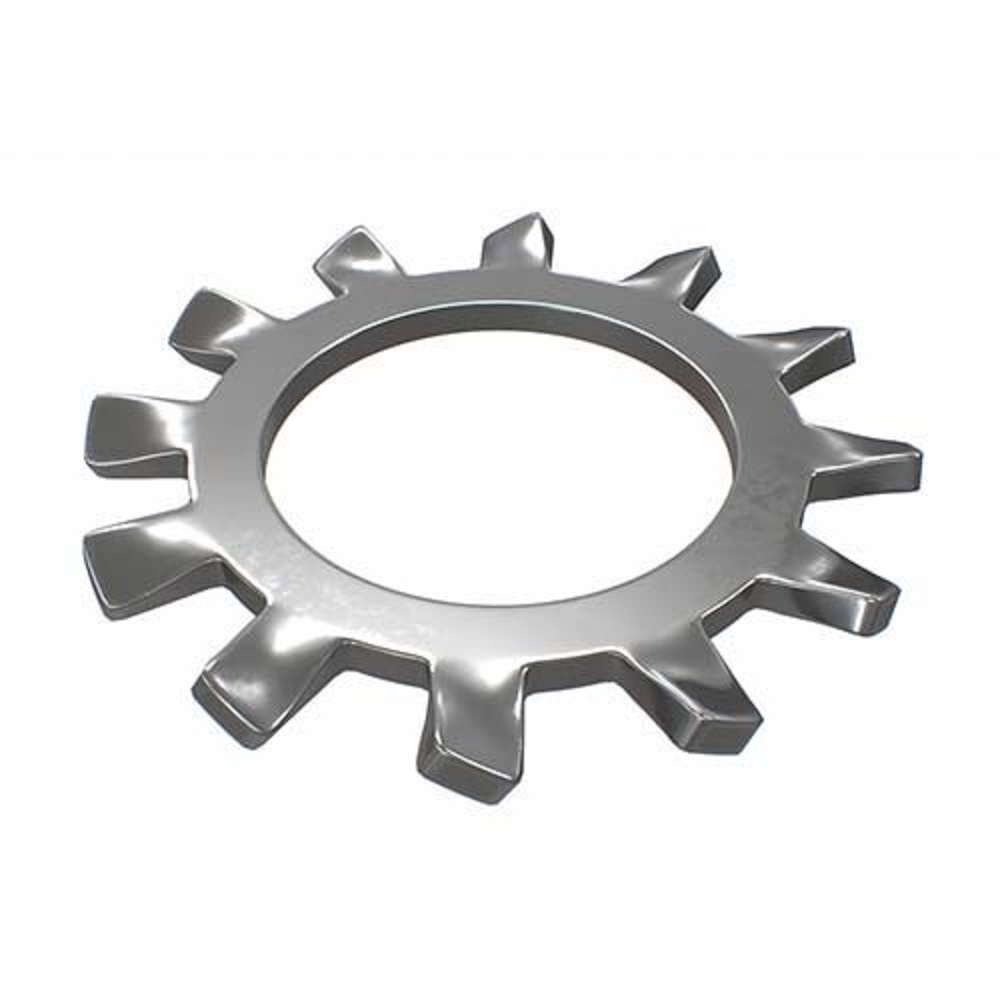 Zinc Plated External Star Washers - 1000 pc